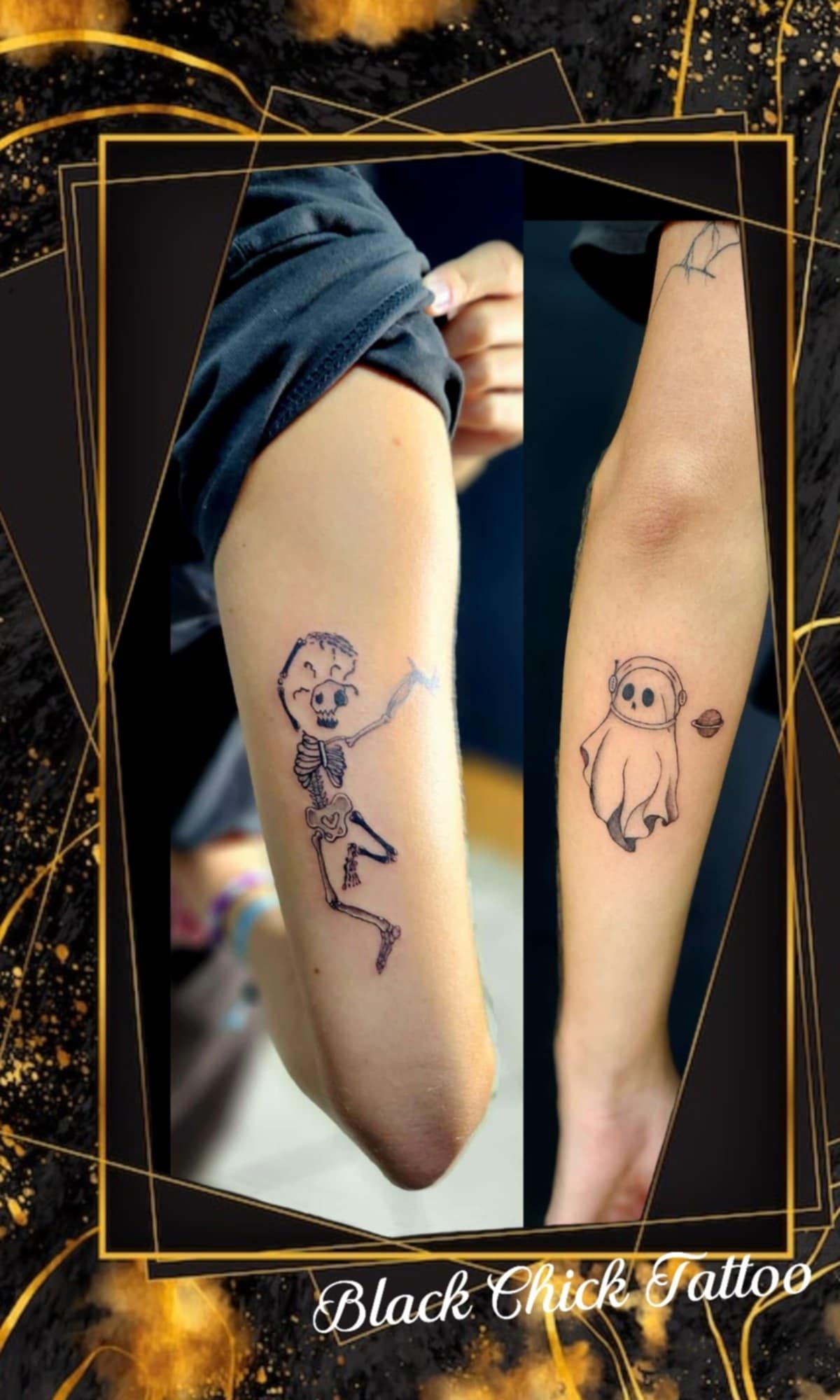 Tatouage pointillisme dot work réalisation 29 — Black Chick Tattoo Tours-en-Savoie